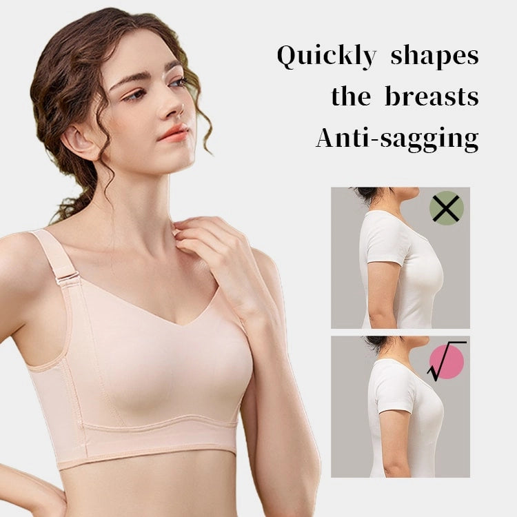 Breast Minimizing Non-marking Skin-friendly Push Up Bra